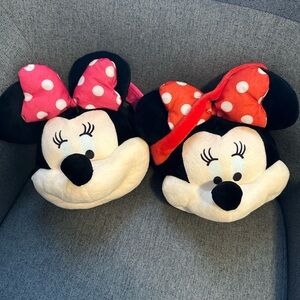 Disney Minnie Mouse Plush shoulder bag Duo - Pink and Red